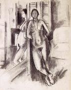 Henri Matisse Nude in the Mirror oil painting artist